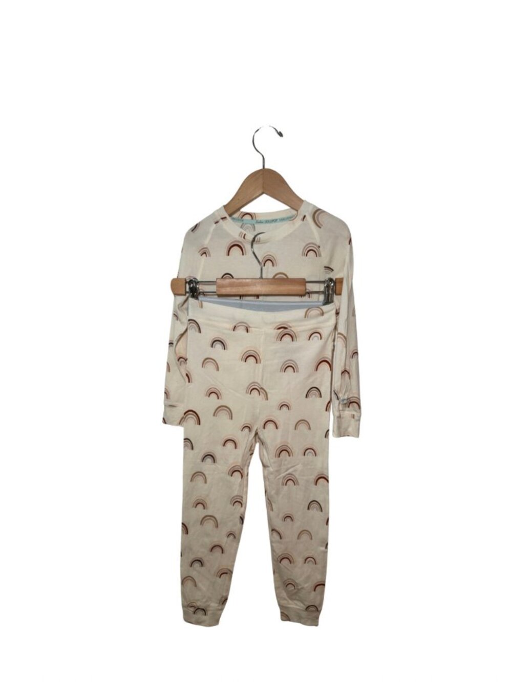 Loulou Lollipop Rainbow Pajama Set Long Sleeve Top and Pants 6Y